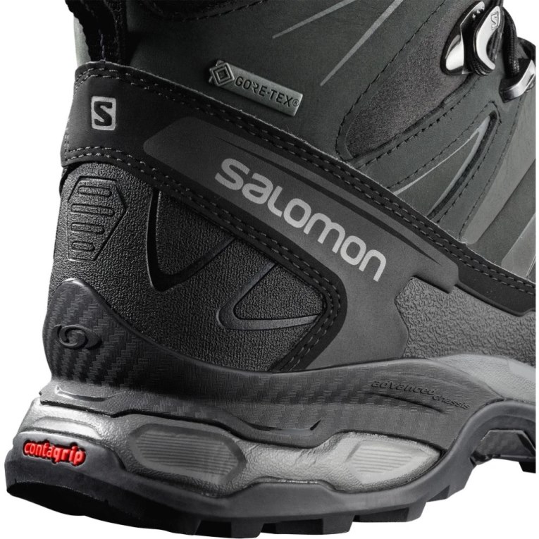 Dark Green / Black Salomon X Ultra Trek GTX Men's Hiking Boots | IE AV3706